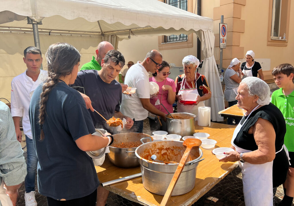 preparazione per la sagra
