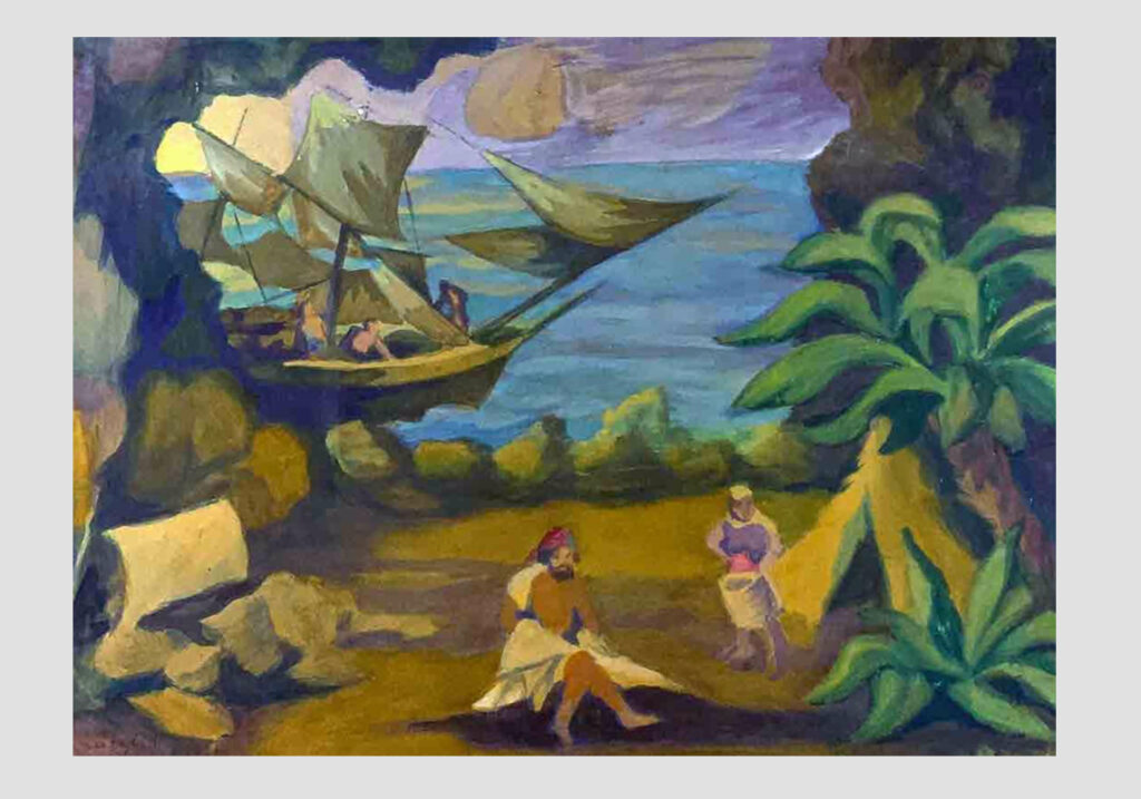 senza titolo, 1931 - tecnica mista su carta intelata